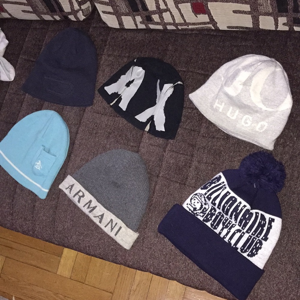 Boss Armani exchange winter hats & skullies